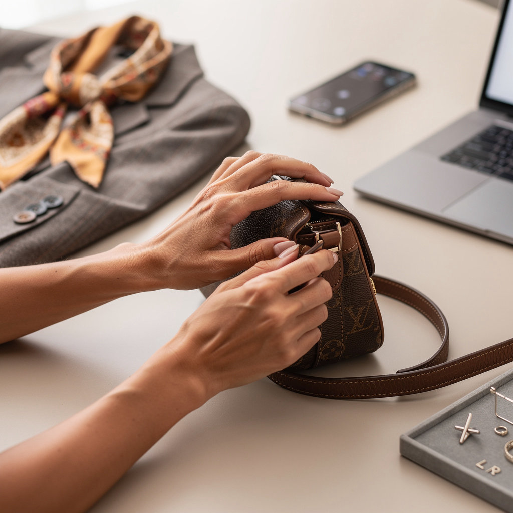 Label Underground seller process showing step-by-step consignment workflow for designer fashion